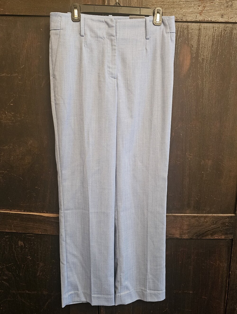 Talbots Light Blue Herringbone Pants NWT